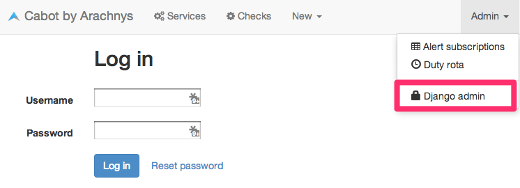 Access to Django Admin